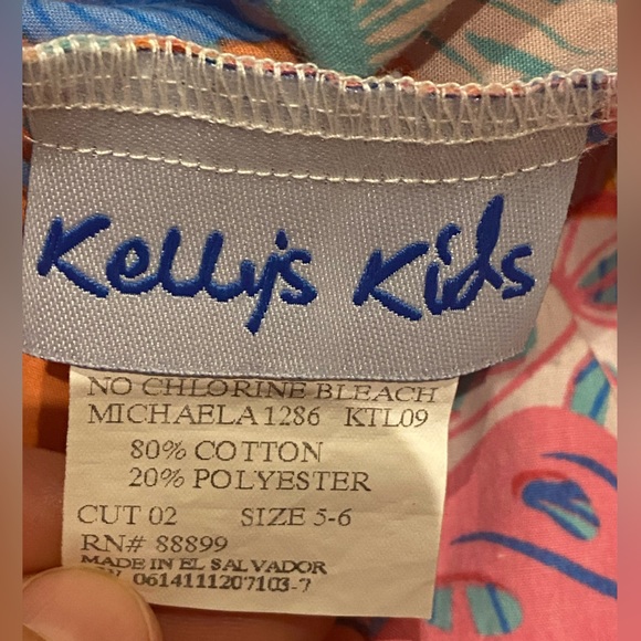 Girls floral print romper - Picture 5 of 5